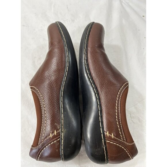 Clarks Collection Ashland Slip-On Comfort Shoes Style 22545 US Size 8.5 M Brown - Picture 9 of 12